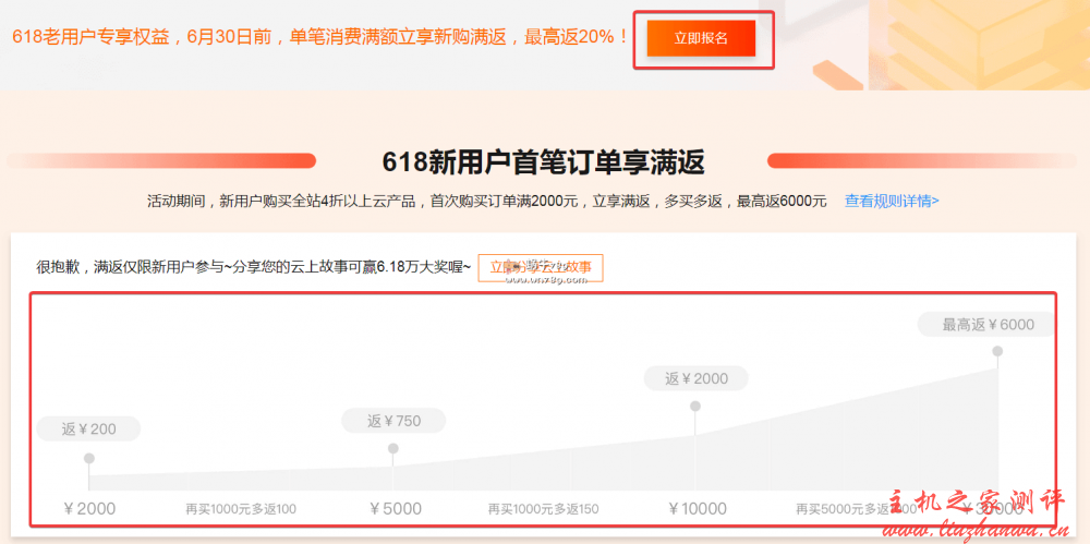 阿里云618优惠活动:云服务器低至2折仅需190元/年起,新用户最高可以返6000元代金券 阿里云618优惠活动:云服务器低至2折仅需190元/年起,新用户最高可以返6000元代金券