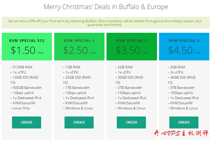 VirMach – Merry Christmas!圣诞促销年付$15起,多机房KVM