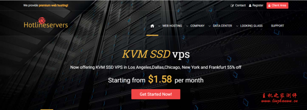 hotlineservers:$1.58/月/512MB内存/20GB SSD空间/10TB流量/1Gbps端口/KVM/洛杉矶/芝加哥/达拉斯/纽约/德国