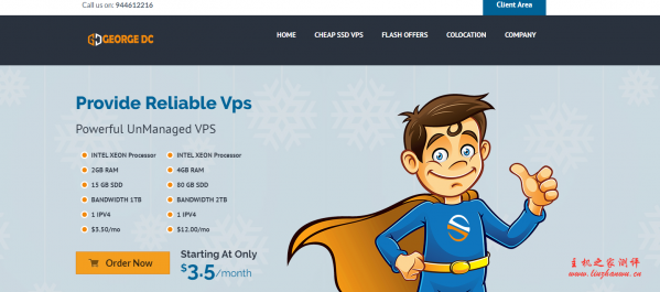 #超值#George Datacenter:2核/8G/40G SSD/1Gbps不限流量/VMware/洛杉矶/月付7刀 #超值#George Datacenter:2核/8G/40G SSD/1Gbps不限流量/VMware/洛杉矶/月付7刀