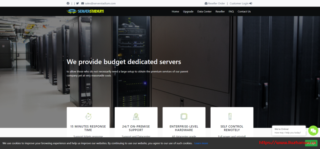 【黑五】ServerStadium:$18/月/2*L5420/16GB内存/500GB硬盘/10TB流量/1Gbps带宽/西雅图