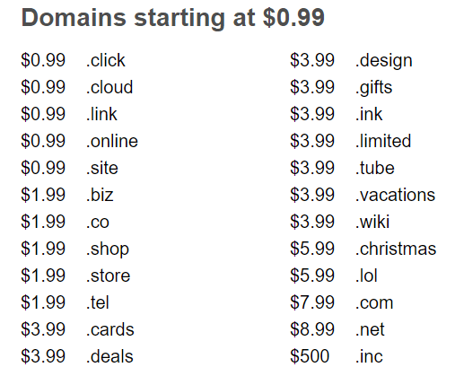 #黑五#Name:SSL、Email、虚拟主机全部5折,.cloud域名年付$0.99,co域名年付$1.99