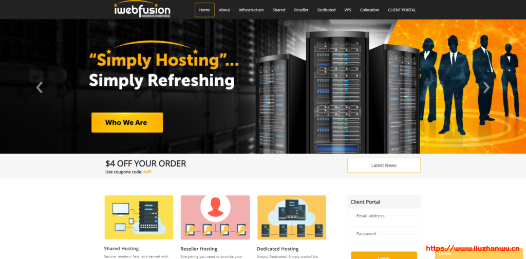iWebFusion：$9.38/月/4GB内存/30GB SSD空间/2TB流量/1Gbps端口/KVM/<a href=