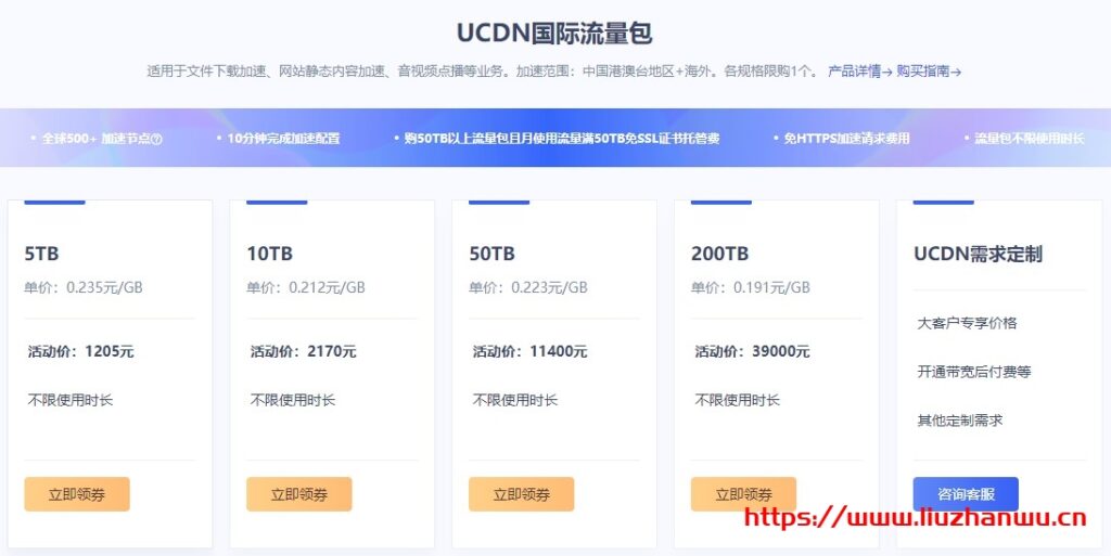 UCloud4-1024x513-1 UCloud:CDN特价促销,100G流量只需1元,云储存免费20G空间,20G月流量,COM域名首年25元
