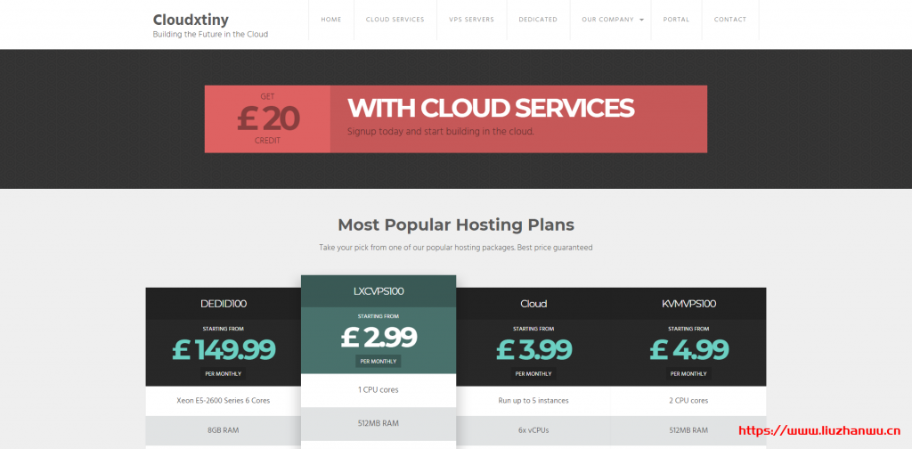 Cloudxtiny：英国便宜VPS服务器5折促销，G口带宽双核2G内存40G SSD硬盘带2个IP仅£4/月