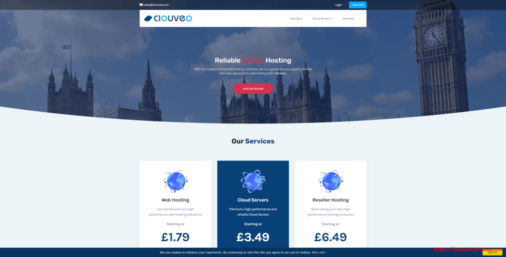 Clouveo：$10.5/半年/AMD EPYC/1GB内存/15GB NVMe空间/2TB流量/<a href=