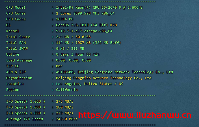 CubeCloud:夏日特促,全场88折,洛杉矶A区2核2G,1Gbps带宽,简单测评