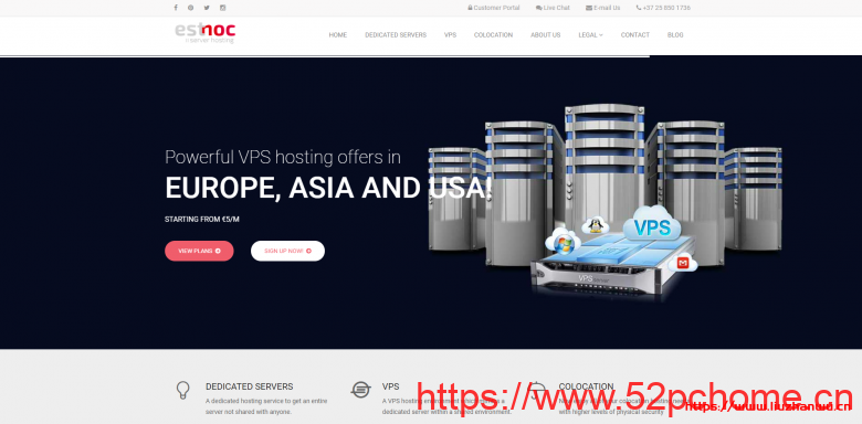 estnoc：柬埔寨VPS、独立服务器，CN2+AS4837线路，直连中国大陆，€10/月起