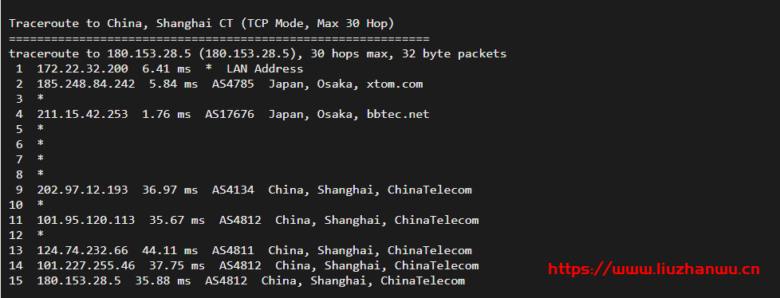 搬瓦工日本软银 JPOS_1 机房是 CN2 GIA 线路吗?怎么没有 59.43 节点?