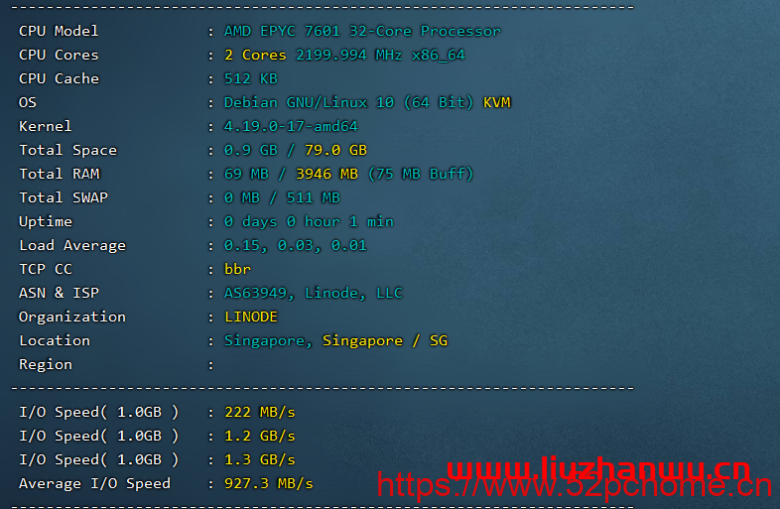 舍利云:linode月抛机上线,新加坡机房2核4G内存80G ssd,100元/台,附简单测评