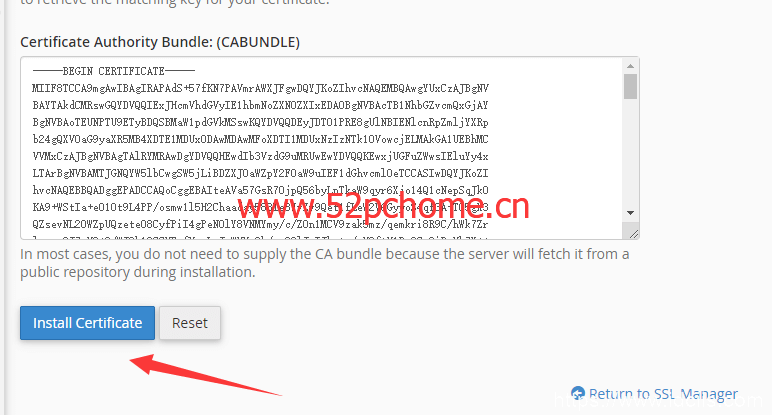Install-Certificate ChemiCloud:cPanel主机/国外主机/外贸主机月付3.95USD/附WordPress建站使用教程