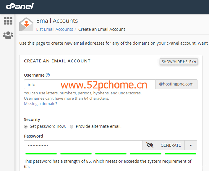 email-account-settings ChemiCloud:cPanel主机/国外主机/外贸主机月付3.95USD/附WordPress建站使用教程