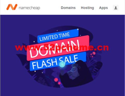Namecheap：域名注册闪购，.com36%折扣， .net 23%折扣-吾爱主机之家