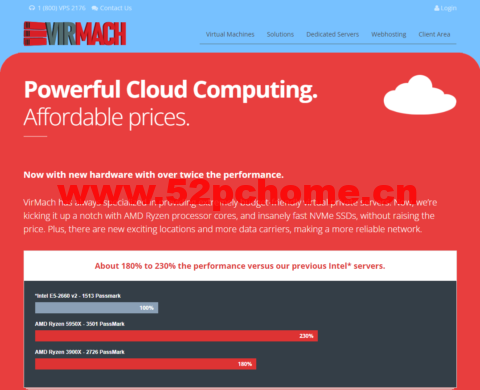VirMach：便宜高防VPS，低至$5/月！NVMe SSD存储、支持Windows，可选美国/荷兰阿姆斯特丹/日本东京机房-吾爱主机之家